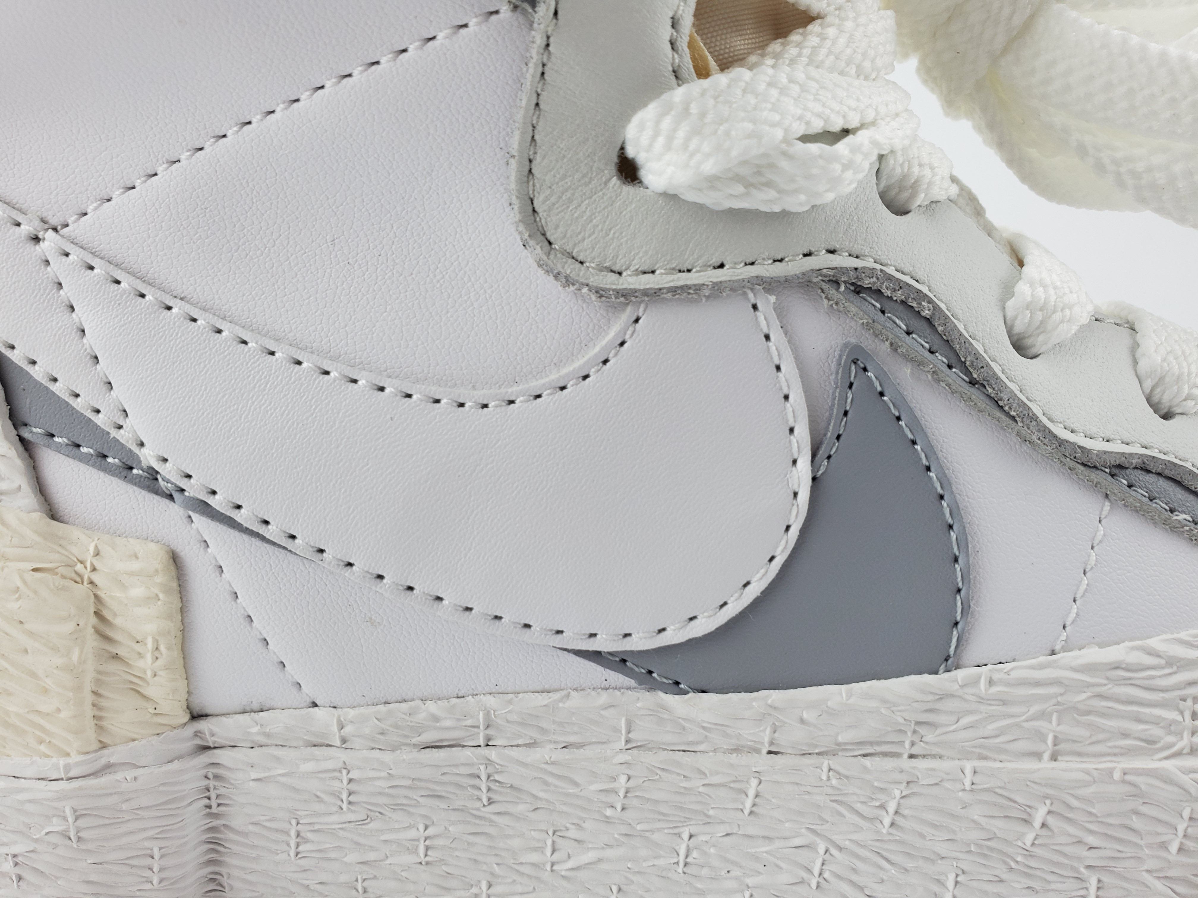 Nike Blazer High Sacai White Grey