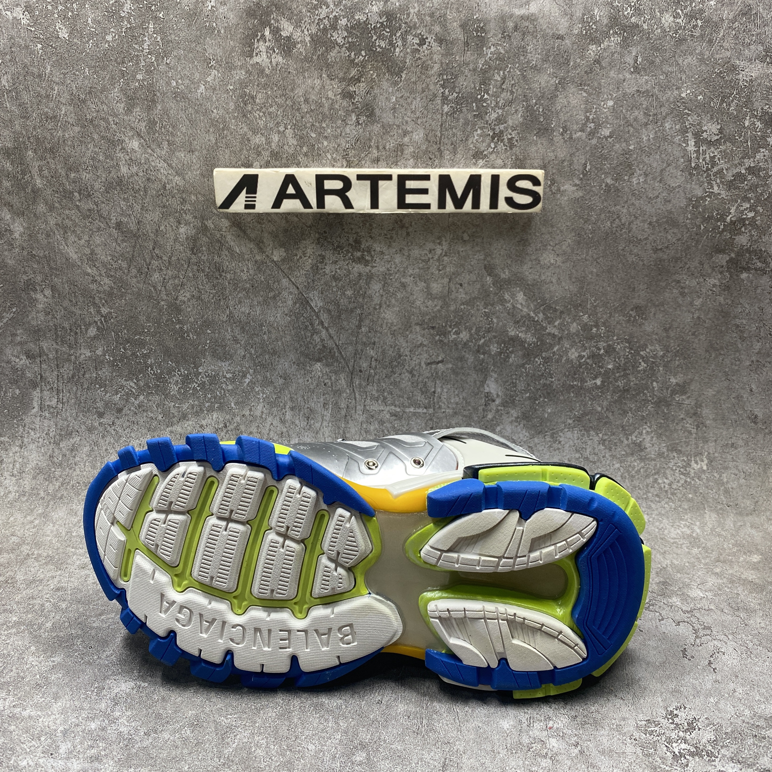 Balenciga Track Sneaker in Silver