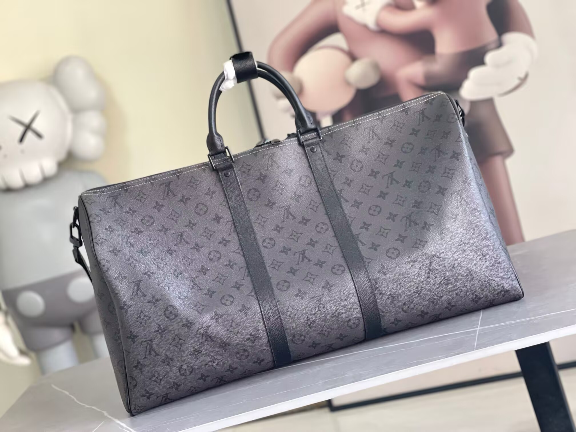 LV Keepall Bandoulière 55 M28405 55x27x20cm