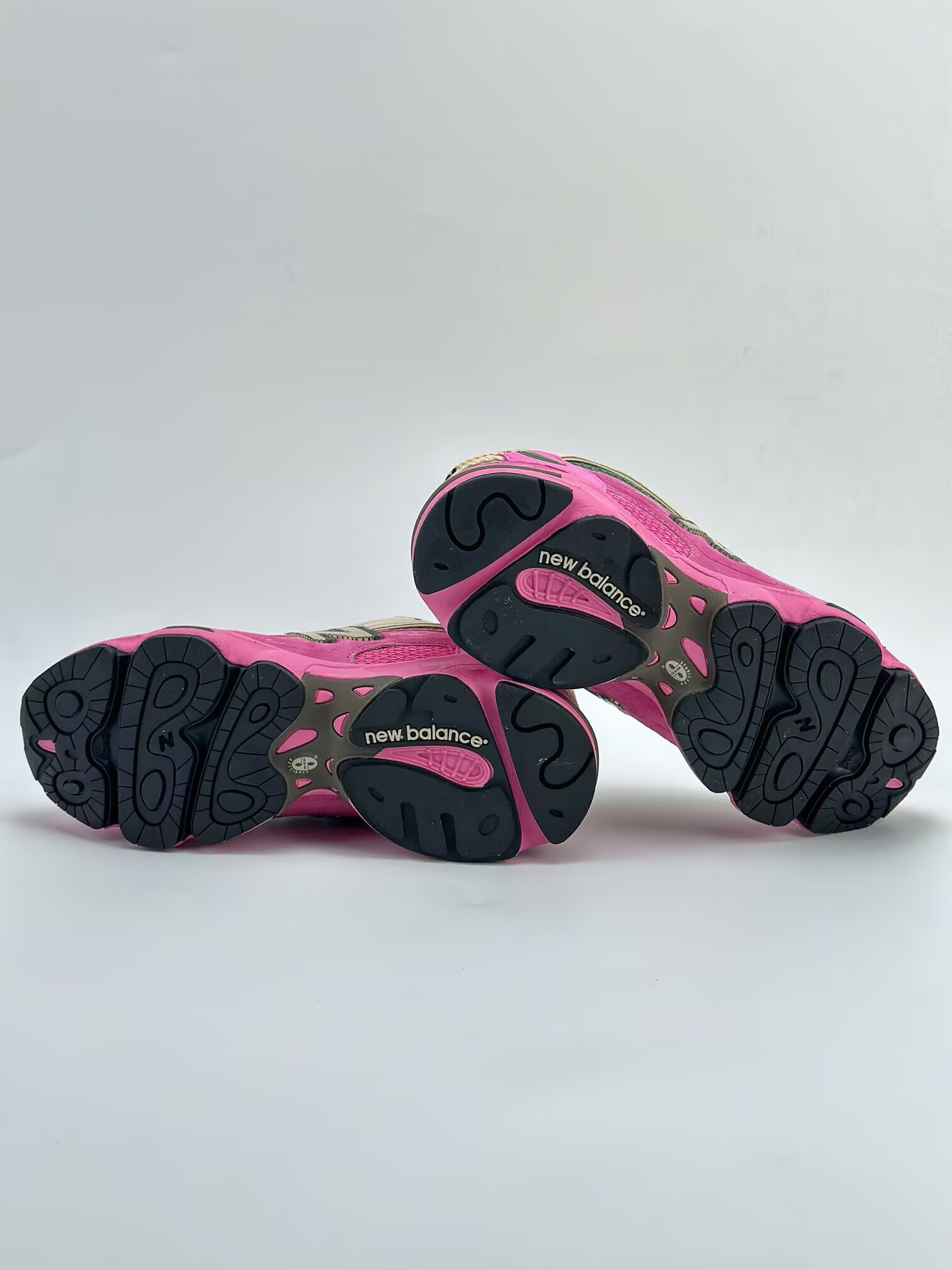 UA New Balance 1000 Tan Pink Green