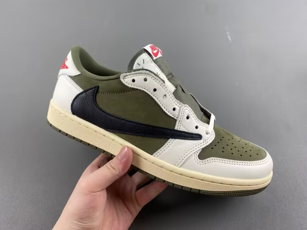 UA Jordan 1 Retro Low OG SP Travis Scott Medium Olive