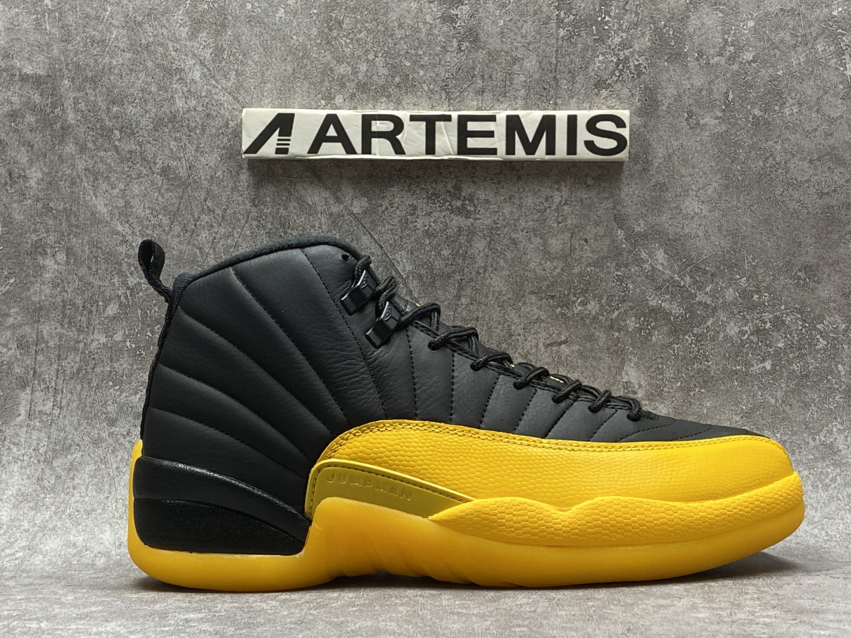 Air Jordan 12 Retro Black University Gold