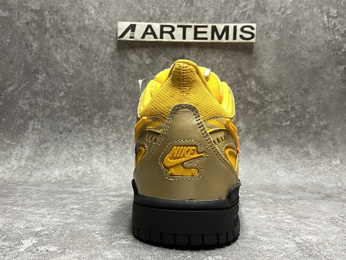 Nike Air Rubber Dunk Off-White University Gold