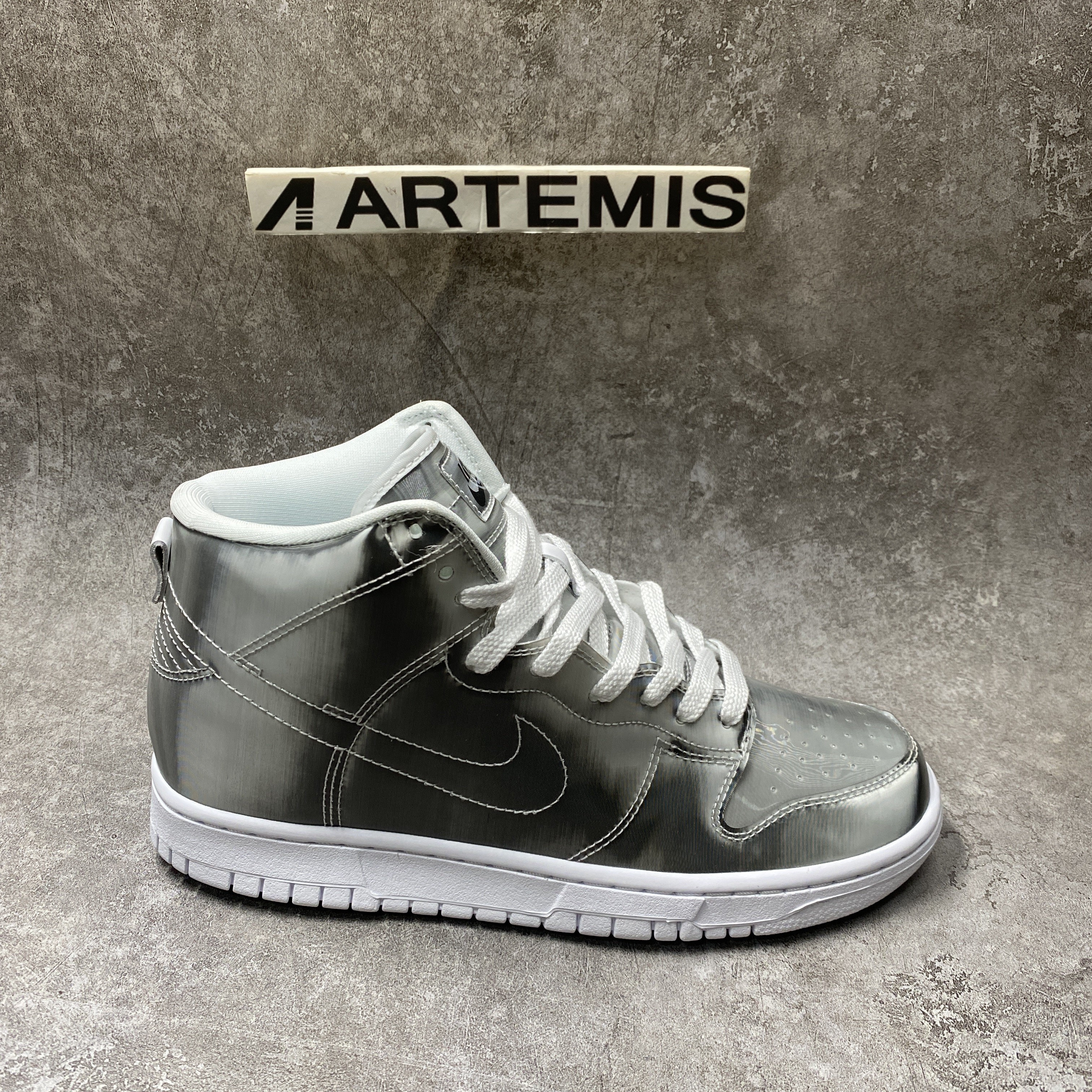 Nike Dunk High CLOT Metallic Silver