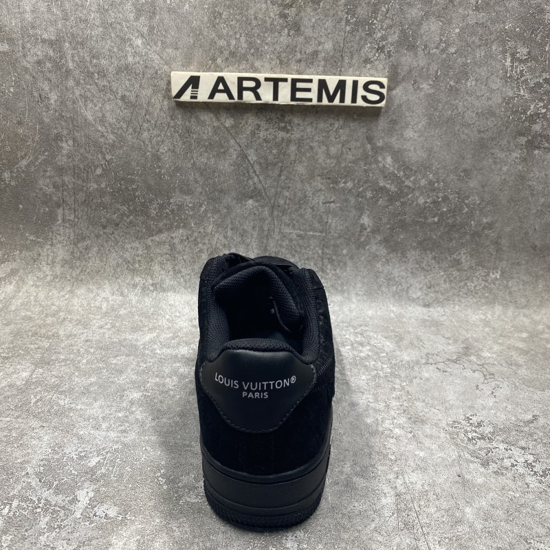 1V x Air Force 1 Low By Virgil Abloh Black