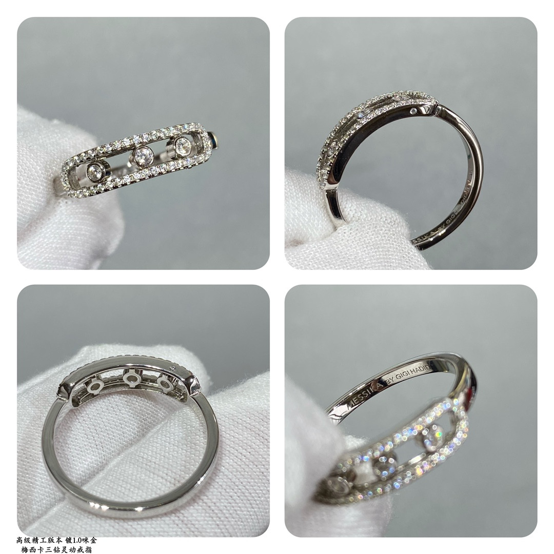 messika three Di*m*nd moving ring