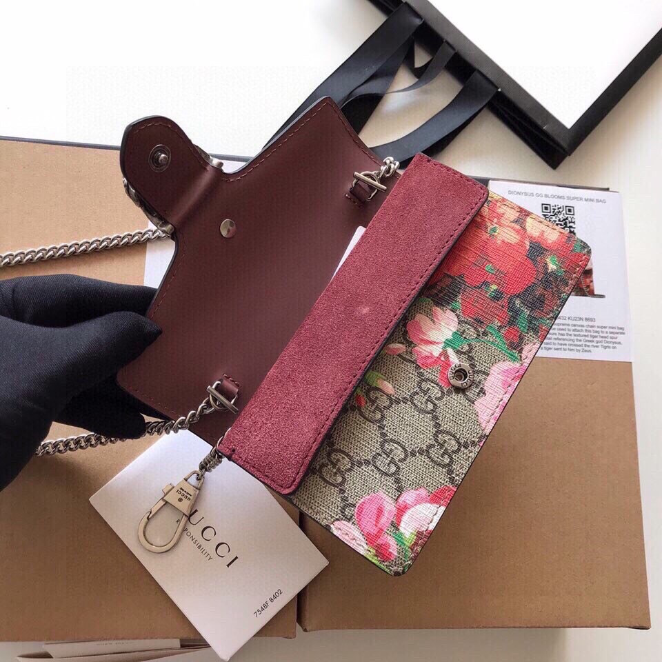 g*u*i dionysus S*p*e S*per mini bag 6.5"wx3.9"hx1.6"d