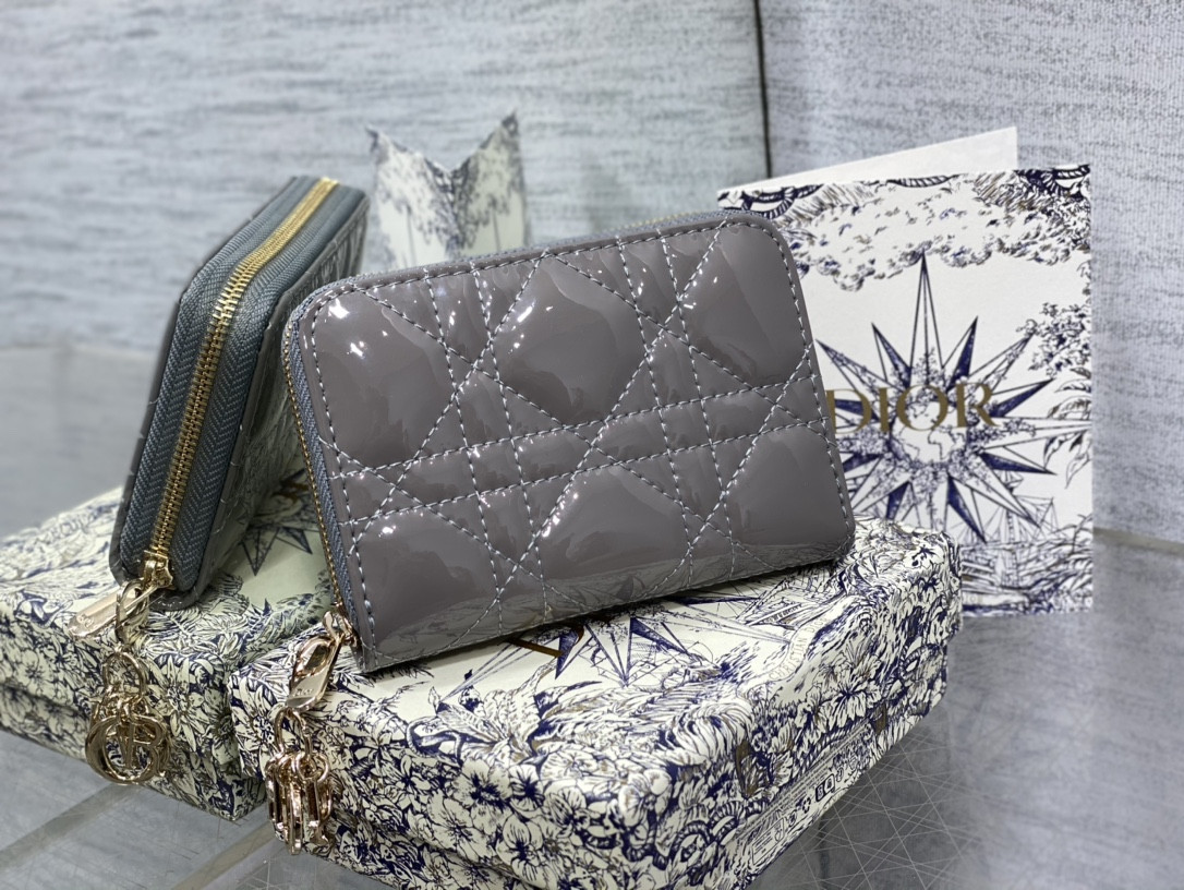 lady D*or voyageur small coin purse card holder