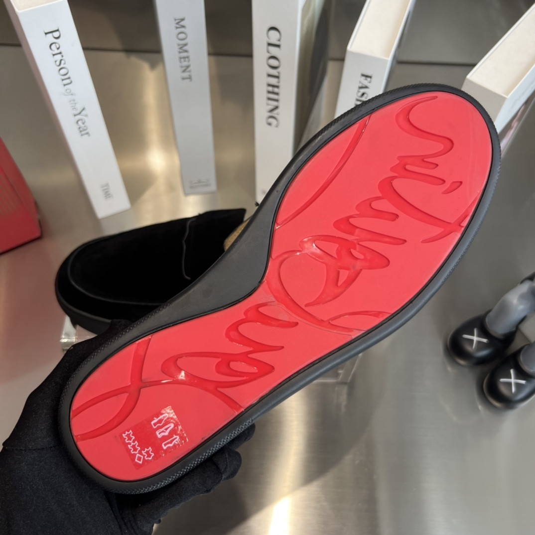 ua Ch**an louboutin thick-soled loafers