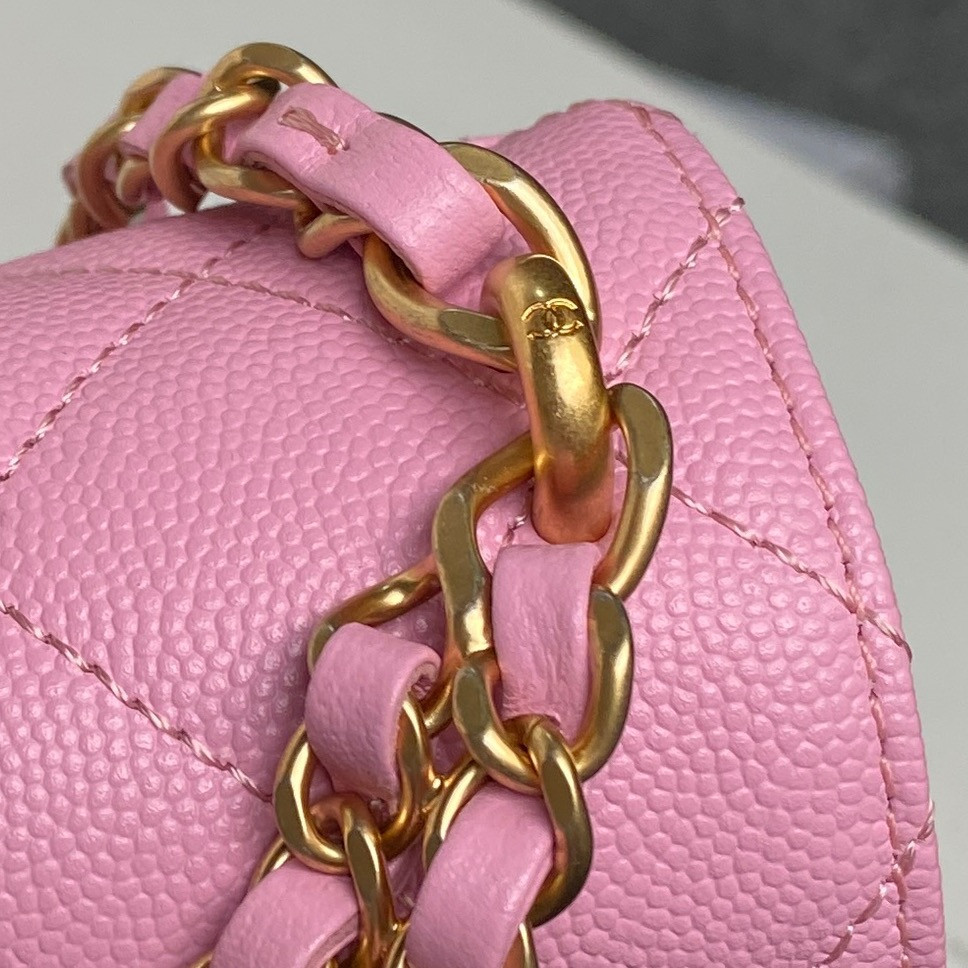 Ch*el flap handbag as5239 18×13×5.5cm