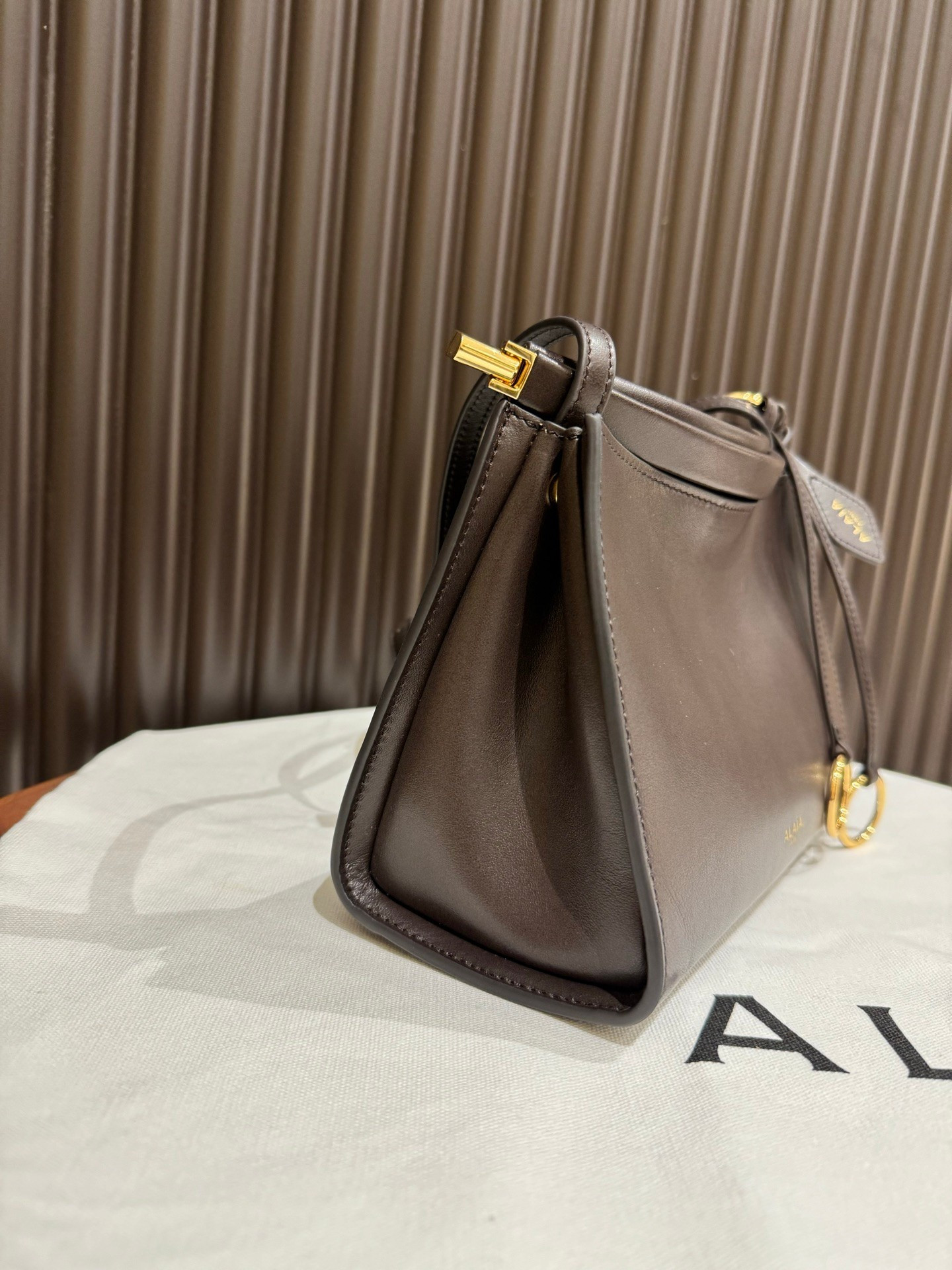ALAÏA LE CLICK SMALL SQUARE BAG 20x15x9cm