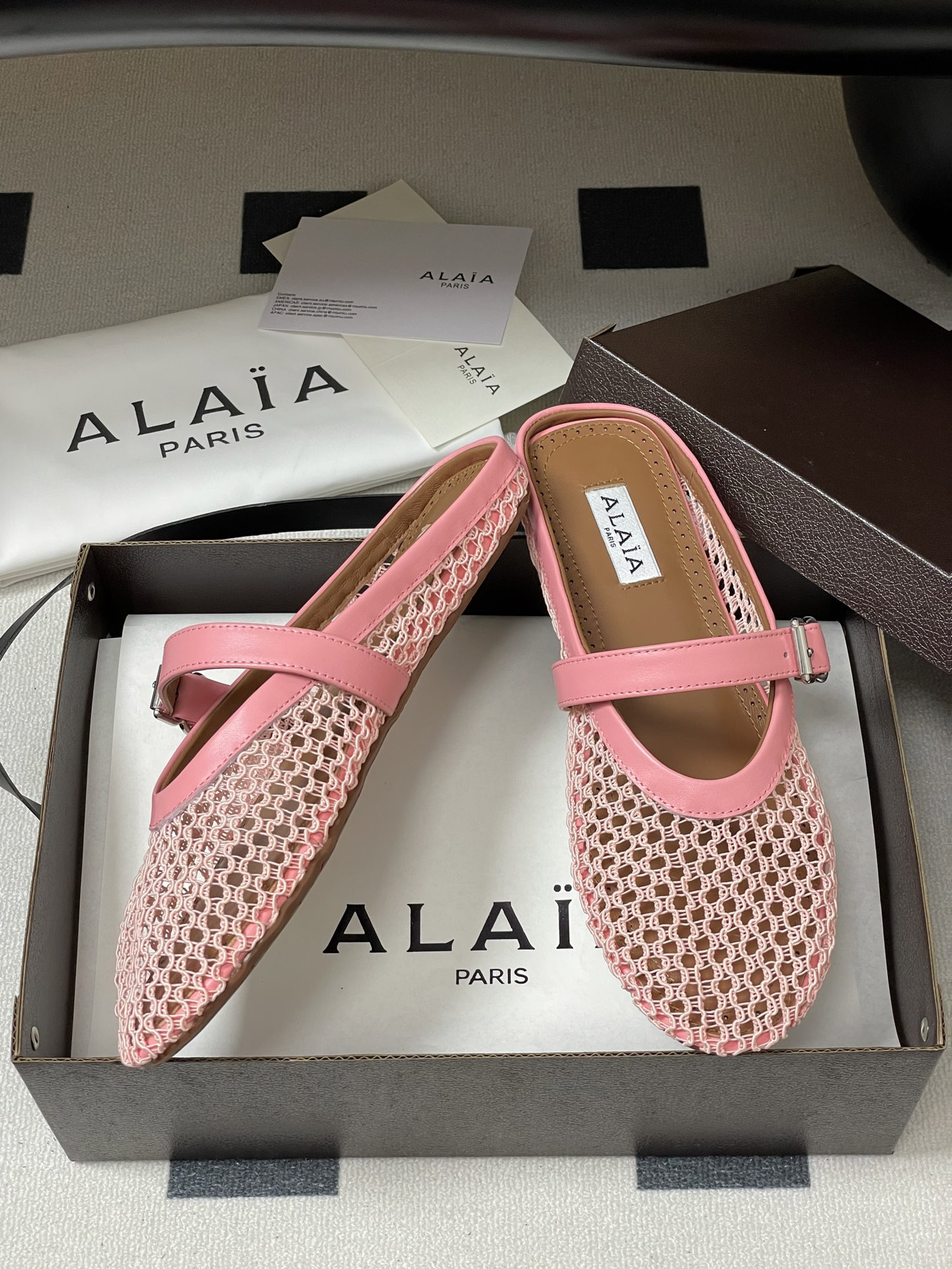 UA Alaia Flat Mules(Customized Size 7-10 days production time)