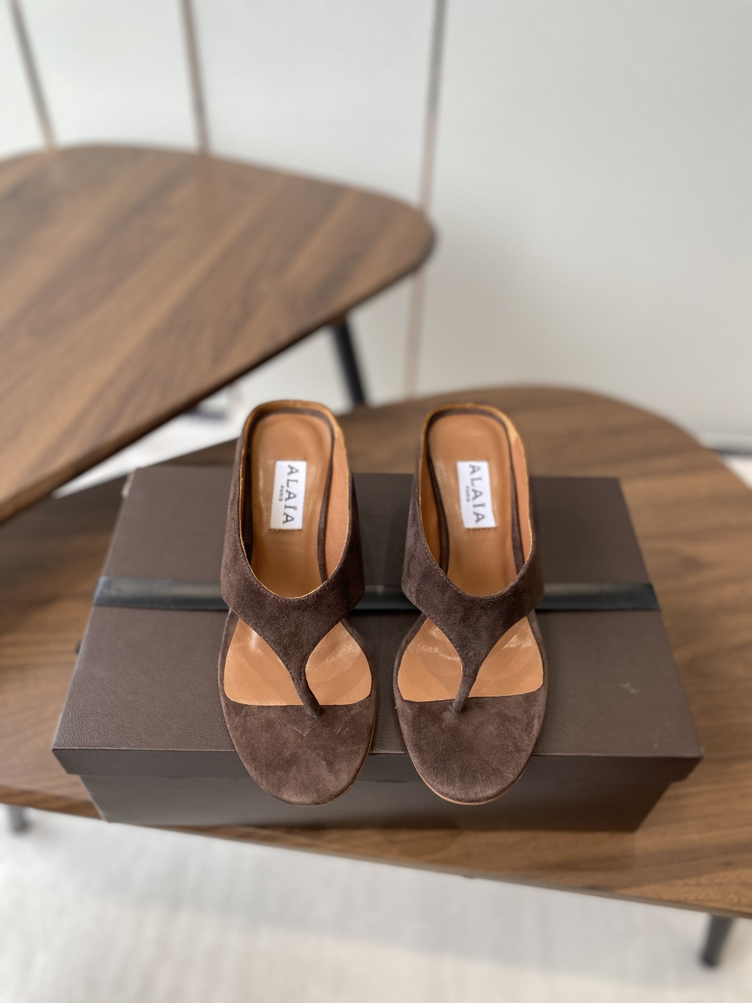 UA Alaia Wedge Cube Satin Sandal(Customized Size 7-10 days production time)